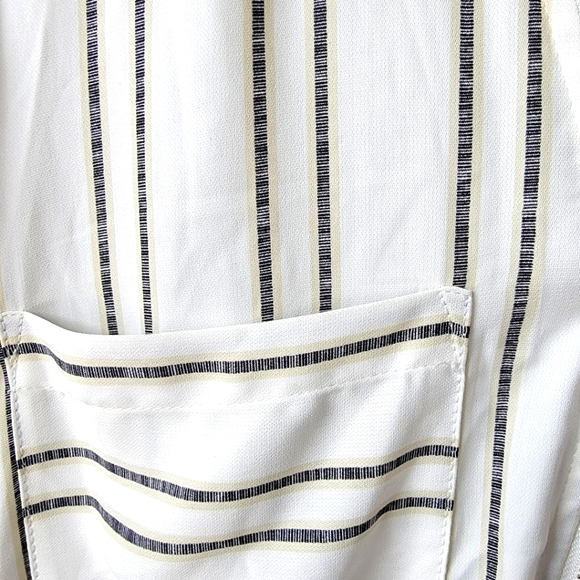 Dynamite white striped dress, size L - Picture 5 of 5
